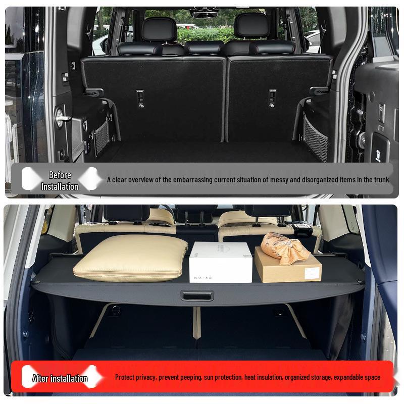Compatible Trunk Sunshade Divider for JETOUR Traveler T2, Sanhai T2, L9, L6, T1, L7, CAR03