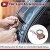 1 Set Tail Light Socket Wiring for Polaris ATV Sportsman 500 EFI 2008-2011 No.4011101 Lamp Bulb Pigtail Connector Harness