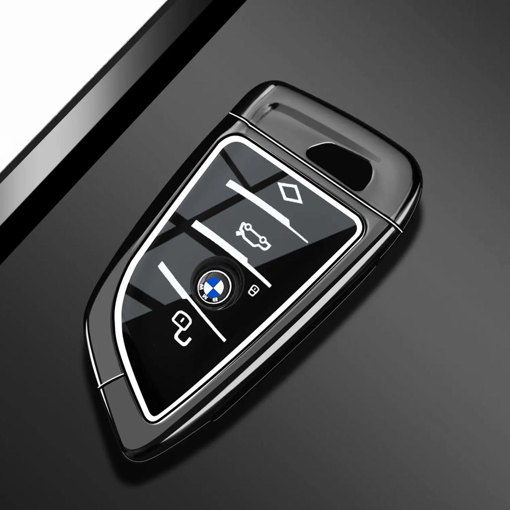Zinc Alloy Car Key Case Cover for BMW X1 X3 X4 X5 F15 X6 F16 G30 7 Series G11 F48 F39 520 525 F30 118i 218i 320i Car Accessories