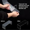 Clear Acrylic Display Risers Showcase for Shoe Risers Retail Stand Cupcake Stand Dessert Stand