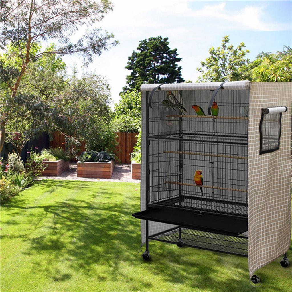 Universal Bird Cage Cover Blackout Birdcage Cover Breathable Washable Birdcage Shade Shield Guards Parrot Cage Protector