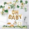 KINOKINO Baby Shower Decorations Confetti Balloon Arch Green Garland