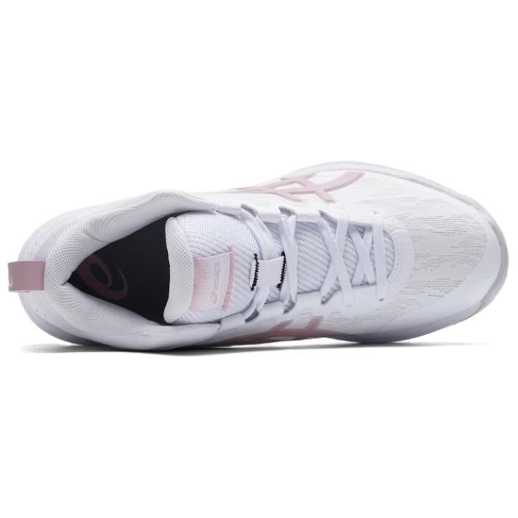 Asics Gelhoop V17 Comfortable Versatile Low-Top Basketball Shoes Unisex sneaker White Pink 1063A101-105