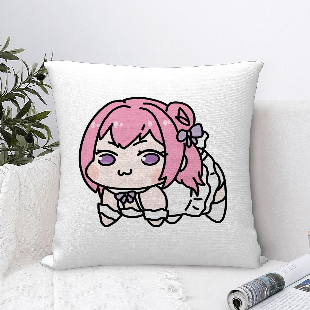 N-Nikke DORO Doll Anime Pillow Case Sofa Decorative Home Double-sided Print Plush Square Throw Pillow Covers Cushion Decor Cover