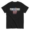 Power Stroke Turbo Diesel T-shirt Met Amerikaanse Vlag Ontwerp Unisex T-shirt