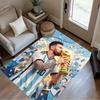 Messi World Cup Floor Mat Suitable For Dining Room Entryway Game Room Bedrooms Antislip Carpet Anime Office Decor