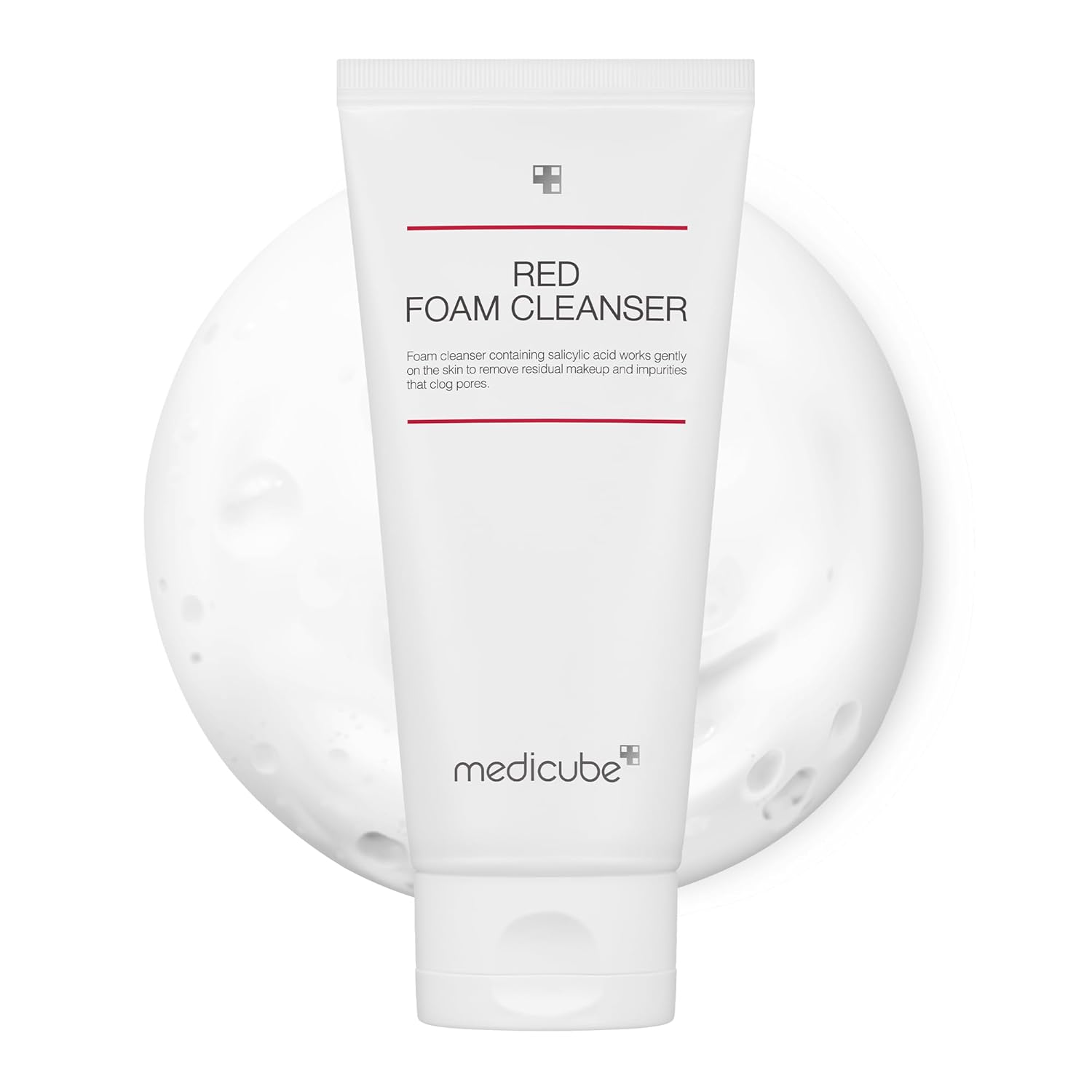 

Пенка для умывания Medicube Red Foam Cleanser 230 мл для чувствительной кожи и проблем с акне 230ml (Jumbo Size)