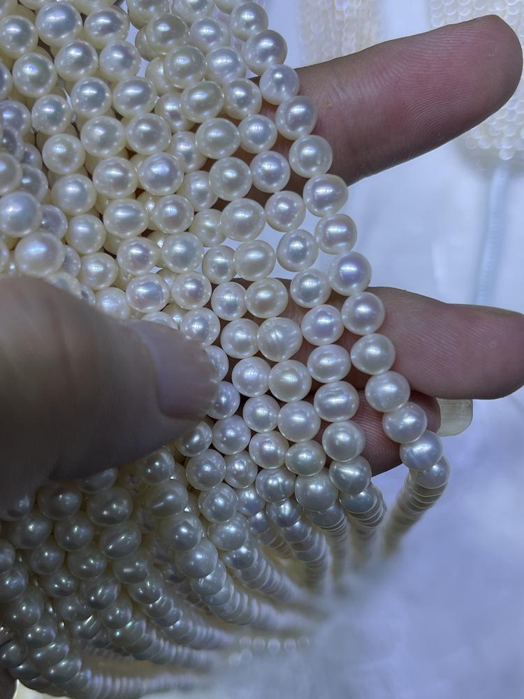 1Strand White Pearl 2-10mm For Jewelry Making DIY Necklace Bracelet Earrings Accessory Support Dropshipping