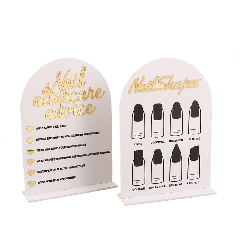 Nageltip-Displayboard DIY Acryl Nail Art Displayständer Maniküre-Display Nageltip-Präsentationshalter für Nagelstudio Nail Art Werkzeug