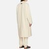 Fear of God Essentials Fall Winter 2022 Long Coat Men Outerwear Eggshell-White FOG-SS22-712