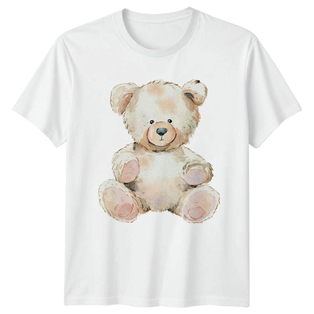 Watercolor Teddy Bear Tee; Cute Toy Graphic; Unisex Gift Unisex T-Shirt M