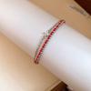 Fashion Smallbatch Zircon Flower Bangle For Womens Casual And Office Wear