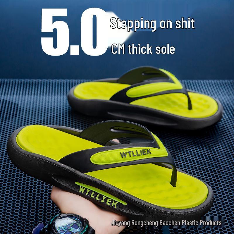 

Мужские летние сандалии-шлепанцы из ЭВА, устойчивые к запаху - Нескользящие сандалии на толстой подошве для пляжа 44/45