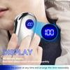 Mini Electric Shaver With Atmosphere Lamp LED Display For Men Portable Travel Painless Cordless Face Beard Knives Razor Trimmer