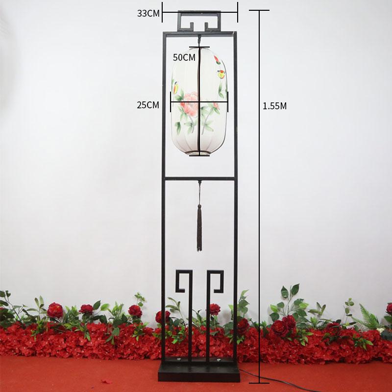 Han Tang Chinese Antique Triple Lantern Wedding Aisle Markers