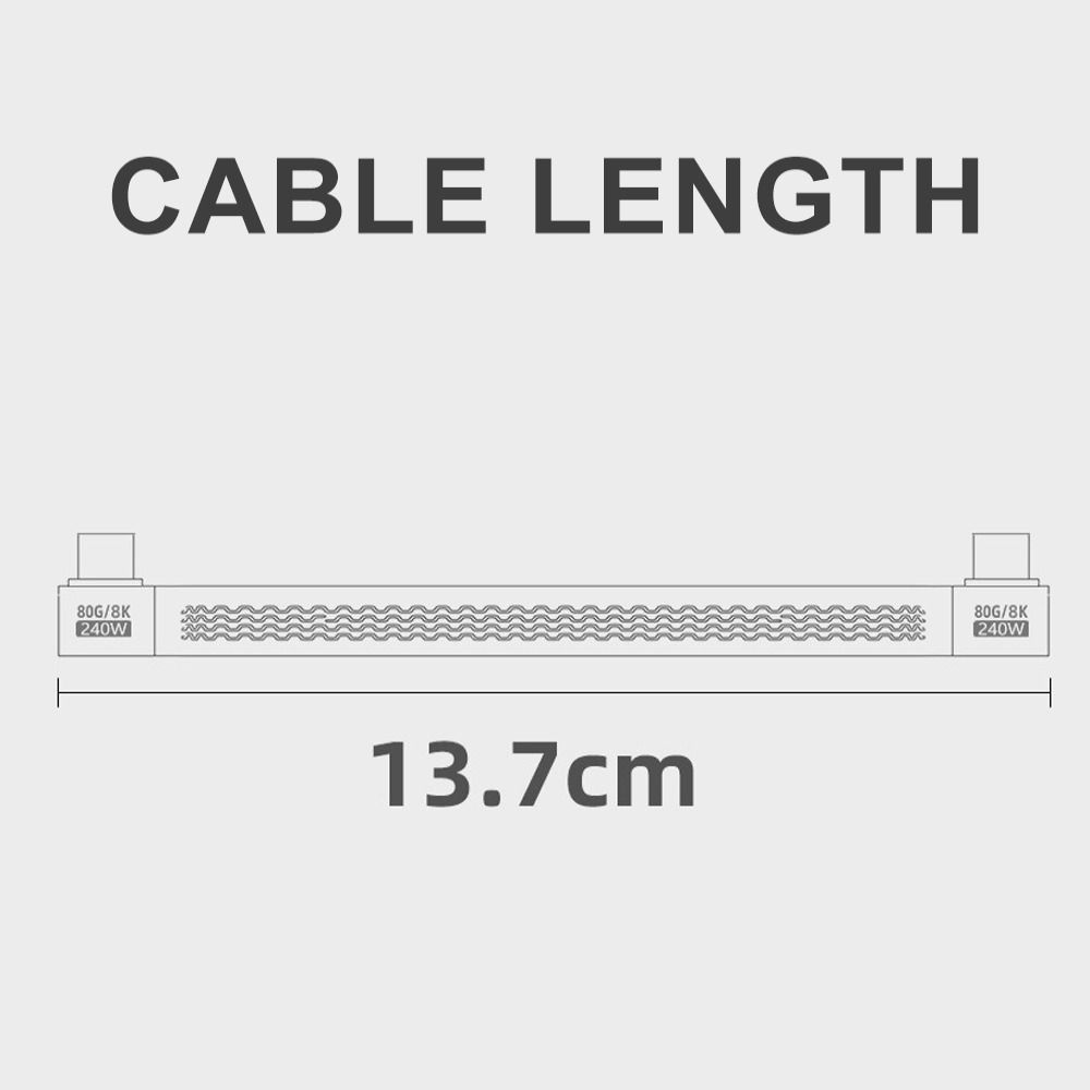 80Gbps USB4.0 Type-C Cable 8K 60HZ Charging Line FPC Soft Board Wire  for Laptop Mobile Phone