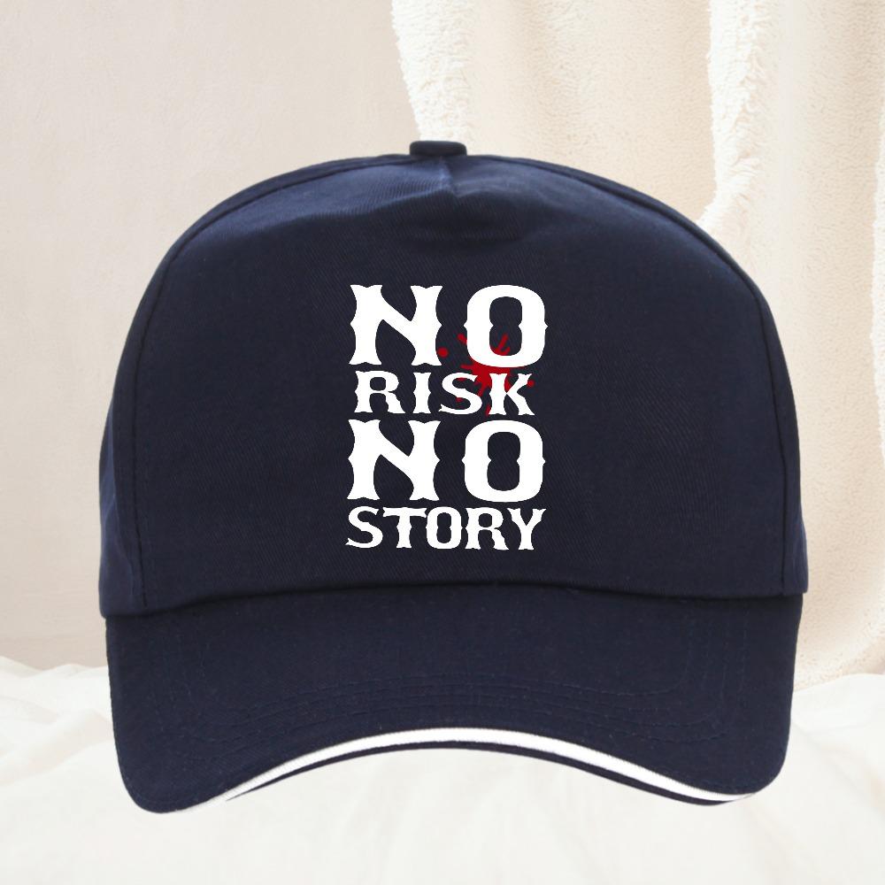 no risk no story Unisex Baseball Caps Spring and Autumn Outdoor Adjustable Casual Hats Unisex Women Golf Snapback hat