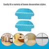 6 Pack Mopping Cloth Replacement for Cecotec Conga 3490/ 4090 Robot Vacuum Cleaner Washable Mopping Pad Accessories
