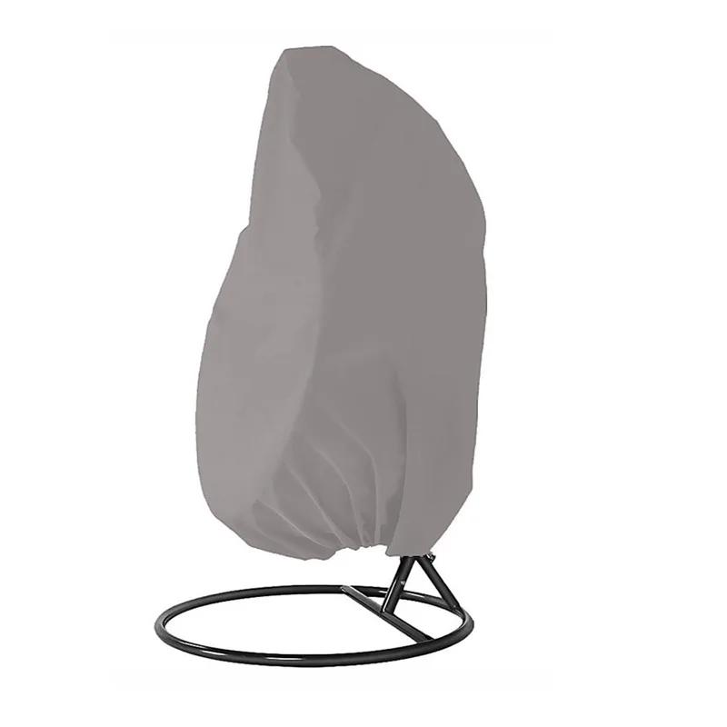 Vodotěsný potah na terasové křeslo, potah na houpací křeslo ve tvaru vejce, prachotěsný chránič se zipem, ochranné pouzdro, venkovní potah na závěsné křeslo ve tvaru vejce