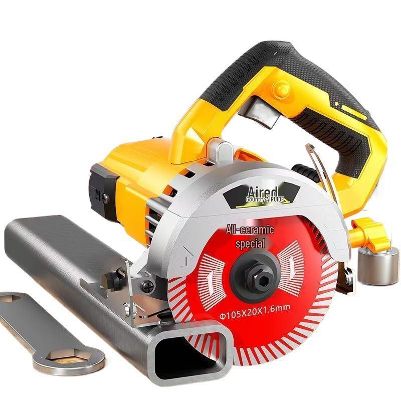 High-Power Multifunctional Handheld Electric Saw for Tile, Stone, Metal, and Marble Cutting