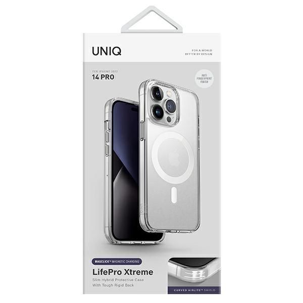 Uniq Etui Lifepro Xtreme Iphone 14 Pro6,1 Magclick Charging Przeźroczysty/Frost Clear