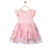 Sommer Mädchen Kurzarm Prinzessin Einhorn Kleid mit Tüllrock