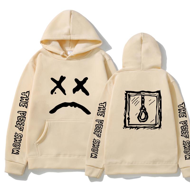 Европейская и американская модная толстовка с капюшоном Lil Peep Velvet XL