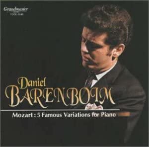 

CD BARENBOIM (DANIEL), MOZART - Glittering Star Variations (Mozart: TOCE3545 Japan ObiClassical Used