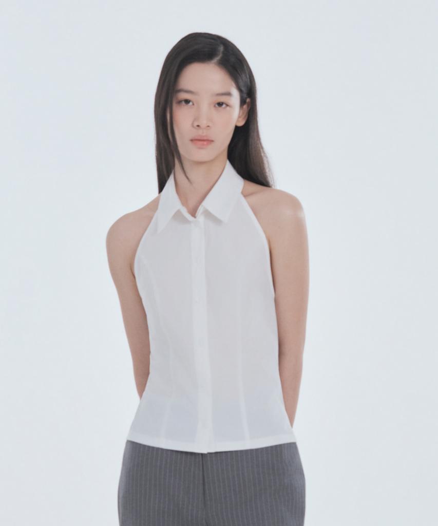 Mausolleum Emma Tailored Semi Bootcut Slacks - Gray Stripe