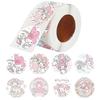 500 Stickers Roll New Melody Decorative Childrens Stickers Self-adhesive Children Reward Praise Toy Stickers