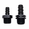 1/2" ,3/4"Male Thread Straight Connector Agriculture Irrigation Connections to DN16 DN20 Garden Hose Plastic 5 Pcs