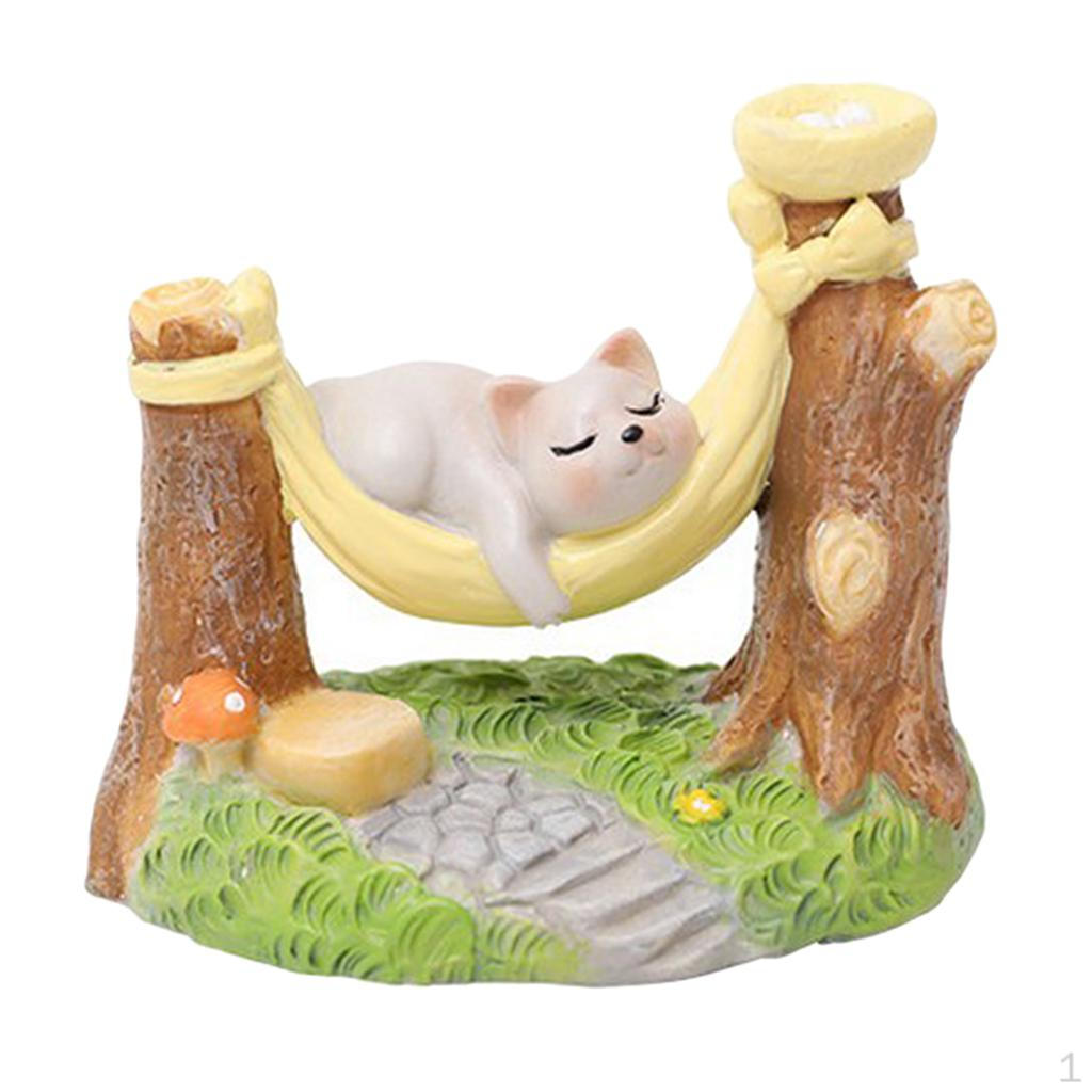 

Fairy Garden Miniature Animals statue for Home Decor ,Garden ,Patio Cat