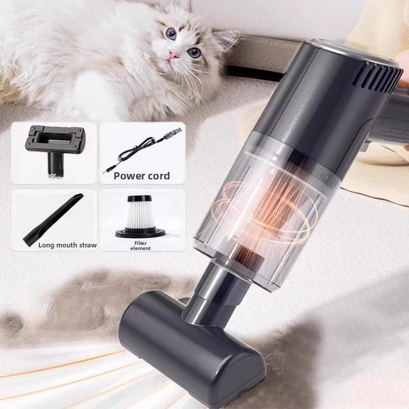 Dispositivo de Sucção de Pelos de Animais de Estimação Removedor de Pelos de Gato Cachorro Artefato de Cabelo Pegajoso Aspirador de Pó Automático Sem Fio Limpador de Cama Carpete