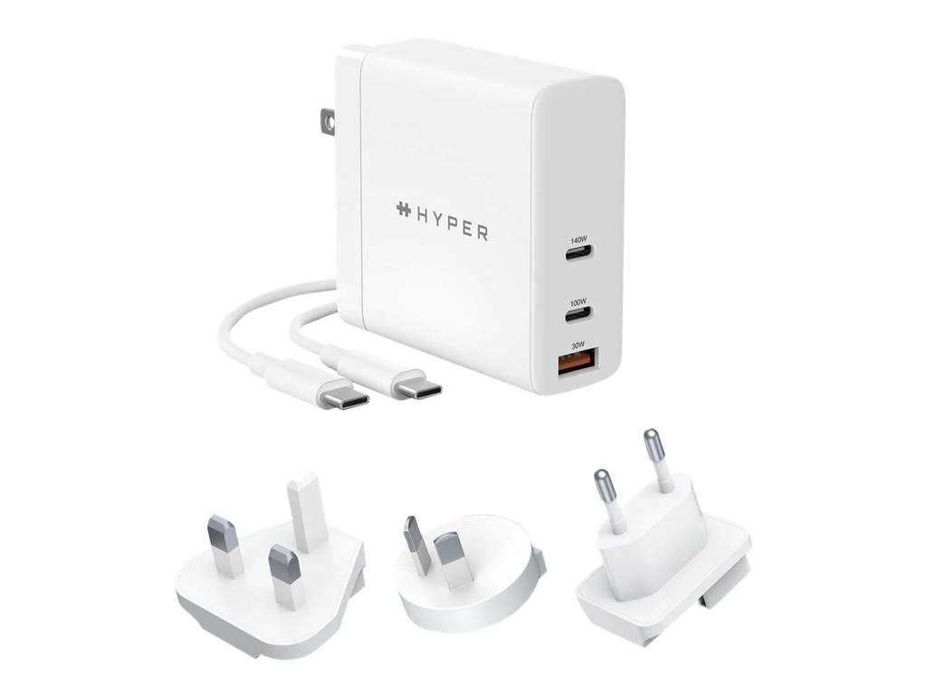 HyperJuice GaN 140W USB-C Charger | White