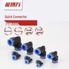 Pneumatic Plastic Right Angle Elbow Quick Connect Air Fitting PV-4/6/8/10/12/16