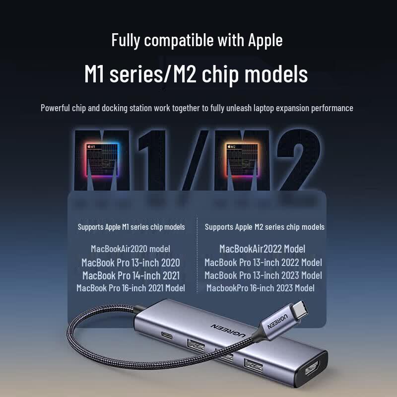 UGREEN Type-C Thunderbolt 4 USB-C Hub with HDMI