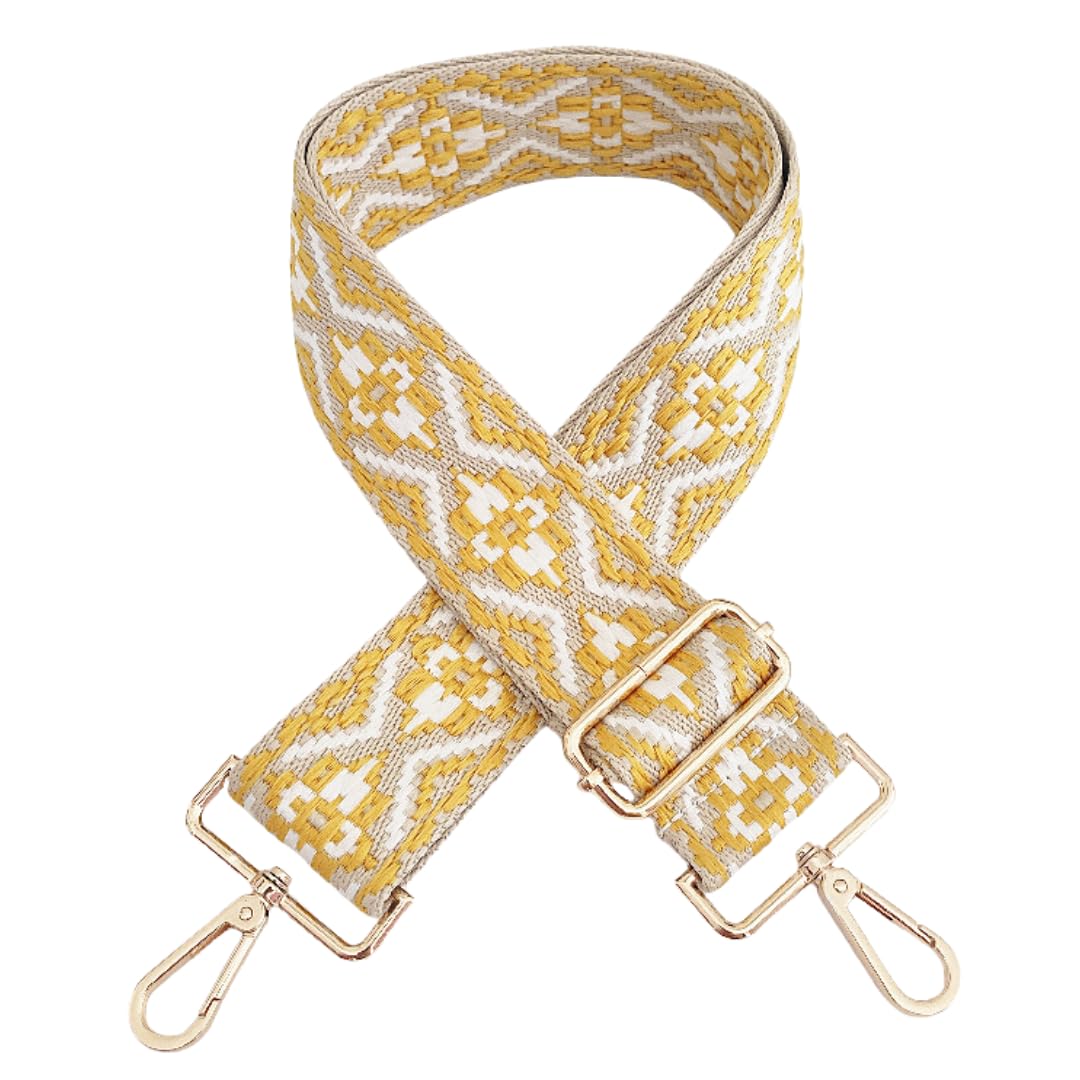 

Purroo Регулируемый Толстый Плечевой Ремень для Одинарных Сумок-Плечевых Ремней, (желтый)