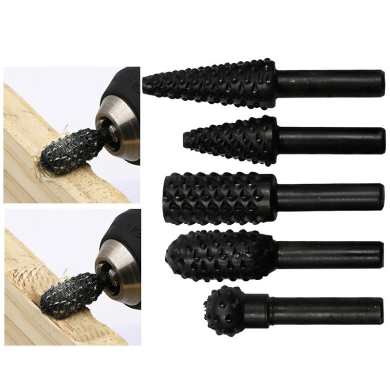 5Pieces Drill Bit Set Cutting Tools For Woodworking Knife Wood Carving Tool Wood Work Wood Cutter Drill Bit Set