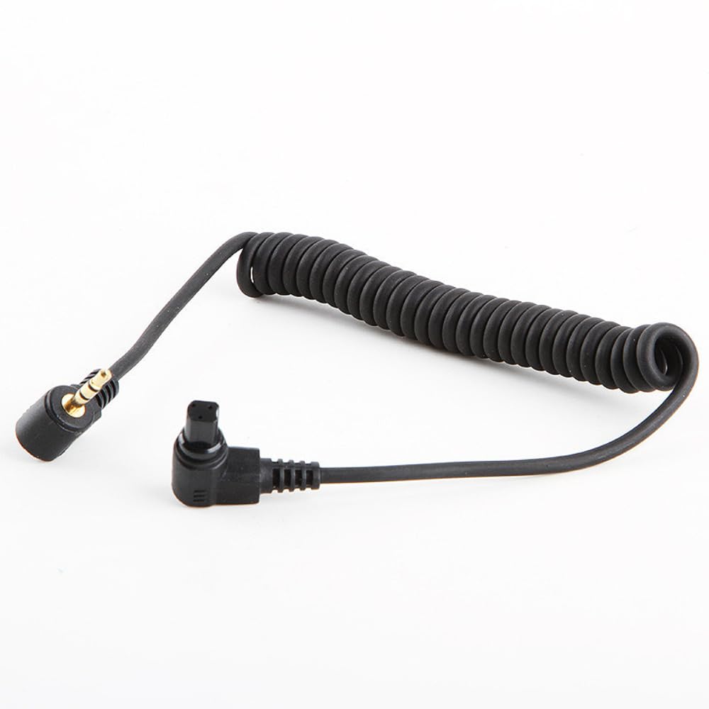 Remote Control Shutter Release Cable Cord for Canon EOS Compatible with Canon EOS 6D Mark 5D Mark IV III 7D Mark and 7D Black Cameras, R5, II, II,