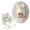 Toddler Nursery Bonnet Rabbit Furry Hat Knitted Hat for Baby Girls Knitted Hat Headwrap Soft Hat Cartoon Rabbit