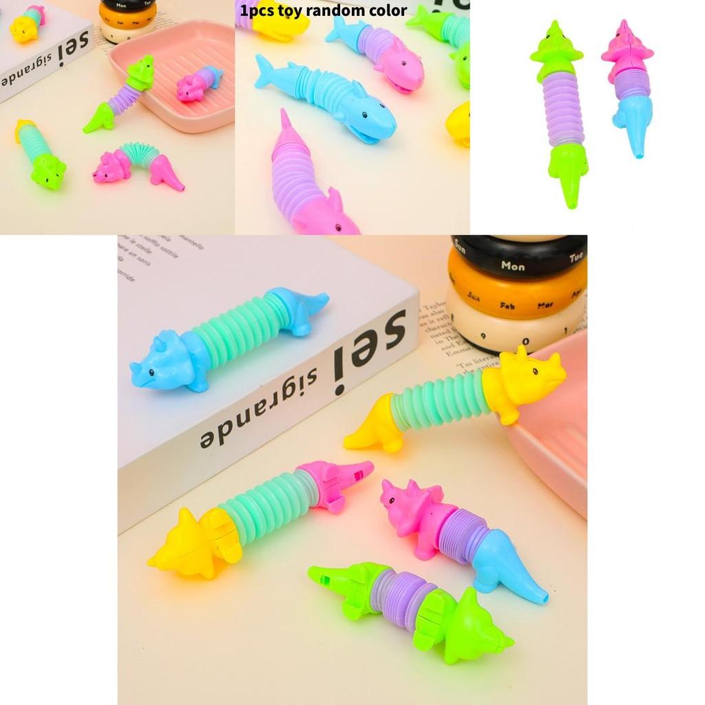 Dinosaur Shark Stretching Tube Toy With Stress Relief Animal For Kids