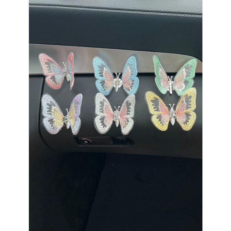 1pc Moving Butterfly Car Center Console Car Accessories Interior Decoration