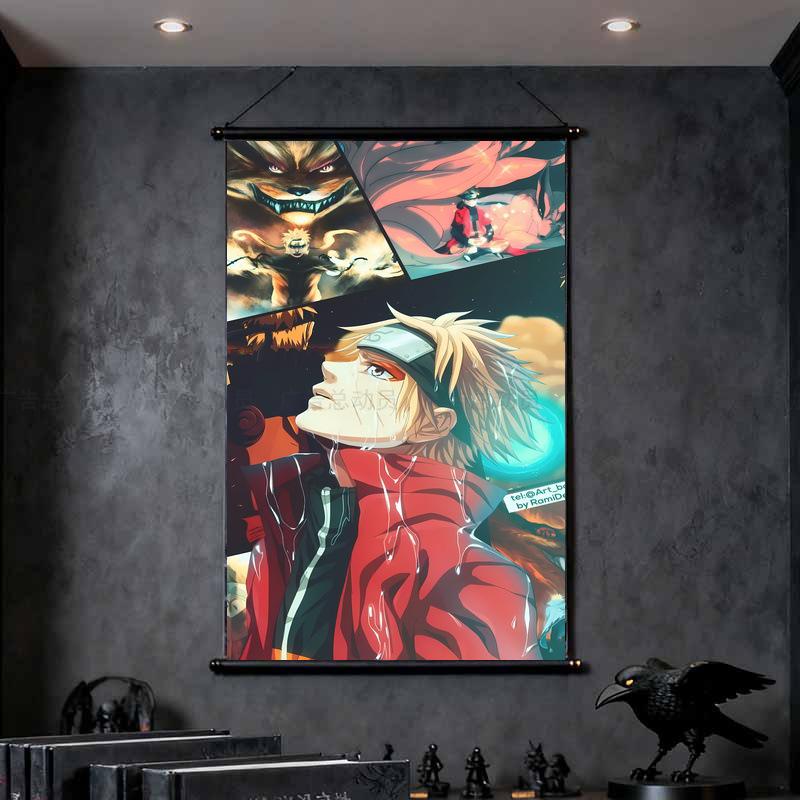 

Наклейка на стену для комнаты в общежитии в стиле аниме Наруто HD 20X40【PP Poster with Adhesive Backing】