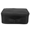 Makeup Train Case Multipurpose Travel Makeup Case with Adjustable Dividers for Women and Girls Black