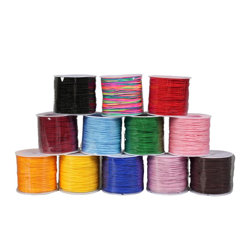 Handgefertigt Nr. 72 gewachste Schnurarmbänder - Abriebfestes Perlen- & DIY-Webmaterial