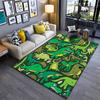 Colorful Cartoon Dinosaurs Themed Carpet Rug for Kids Room Decor Suitable for Use As an Anti-slip for Living Room Bedroom Sofas