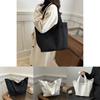 Elegant Black And White Tote Bag With Large Capacity For All Your Essentials Daily