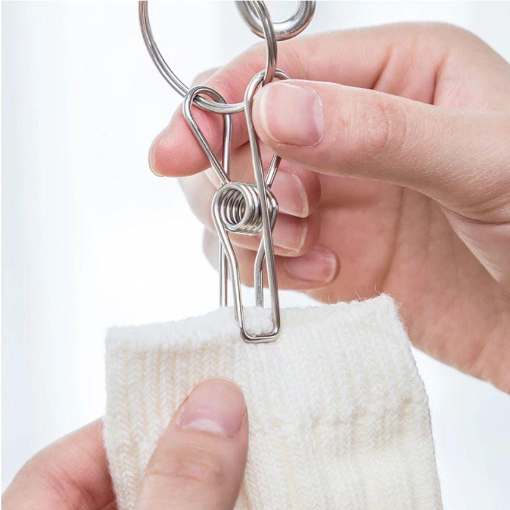No Deformation Stainless Steel Hanger Strong Support Clothes Drying Hanger  Clothing Rack