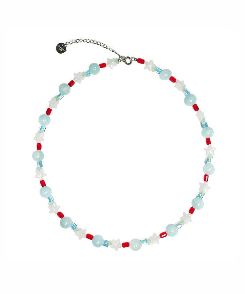 Standingfish White Star Necklace