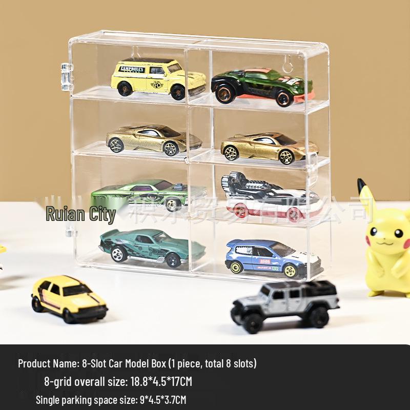 Children's Toy Car Display: Acrylic Multi-Layer Storage Box for Small Alloy Cars